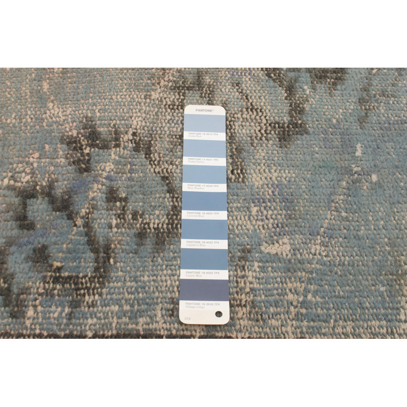 Tapis unique en laine noué à la main 2000S 6 pi 7 po x 9 pi 5 po Ohaus