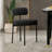 Sherpa Upholstered Metal Dining Chairs-1389094372-1355078508