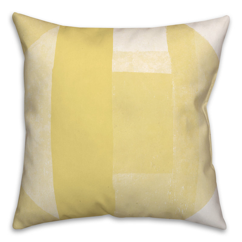  Coussin décoratif intérieur / extérieur, Jaune
