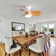 Mini Led Ceiling Fan With 3 Colour Dimmable 3 Abs Blades Remote Control Dc Motor For Bedroom