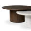 Stuart Marble Coffee Tables-White Calacatta Marble-1339497065