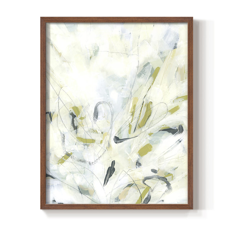 Ice Scribe II, reproduction encadrée - bois massif, H 14 po x l 11 po, Brun