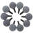 10 Packs Ball Shape Air Stone Mineral Bubble Diffuser Airstones Diffuser