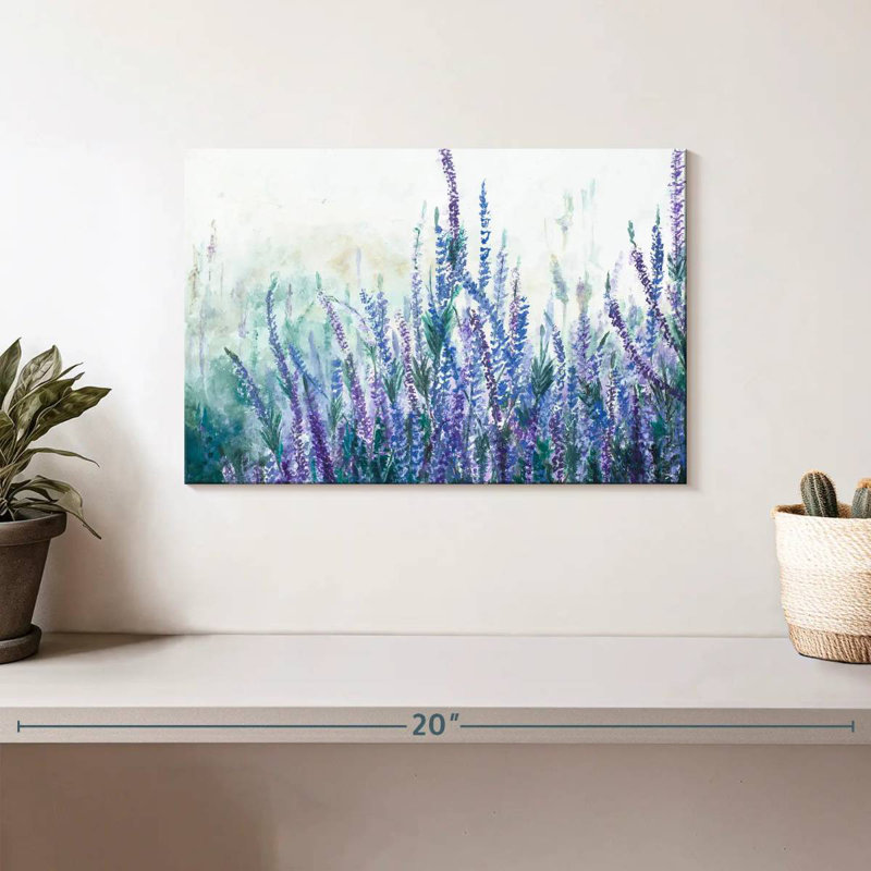 Harnek Lavender Floral Garden, 8" H x 12" W