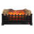 20 Inch Electric Fireplace  3D Log Set Insert, Free Standing Fireplace Heater For Indoor