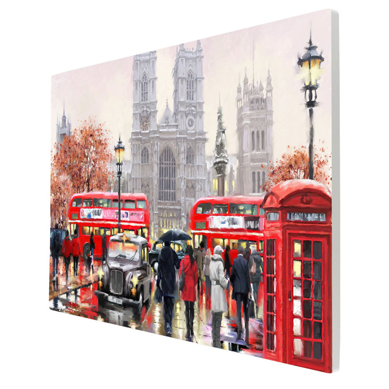 MACNEIL STUDIOS Traditional Cities & Countries Wall Decor on Ceramic