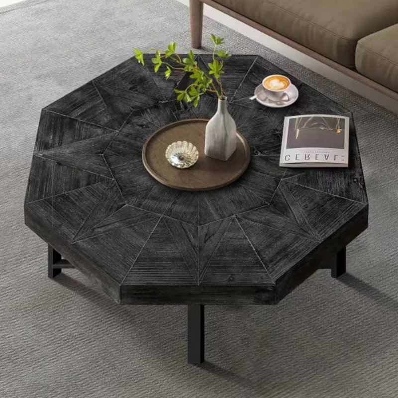 Plateau de table en bois 30 po, Antique Black