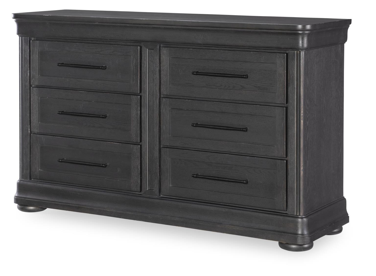 Country Living 6-Drawer Accent Chest, Black