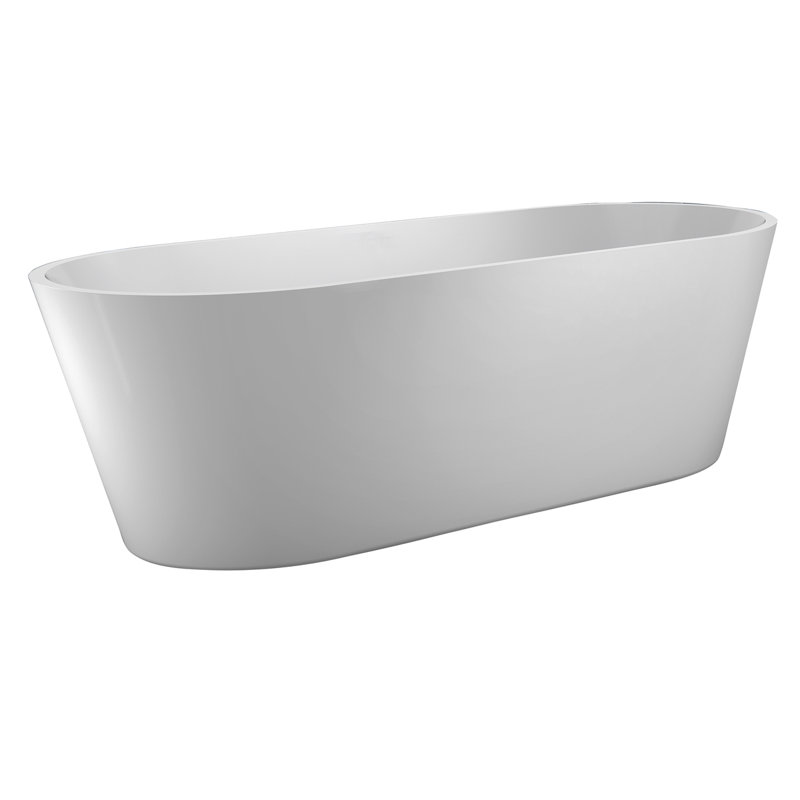 Ogden 55'' x 27'' Soaking Acrylic Bathtub
