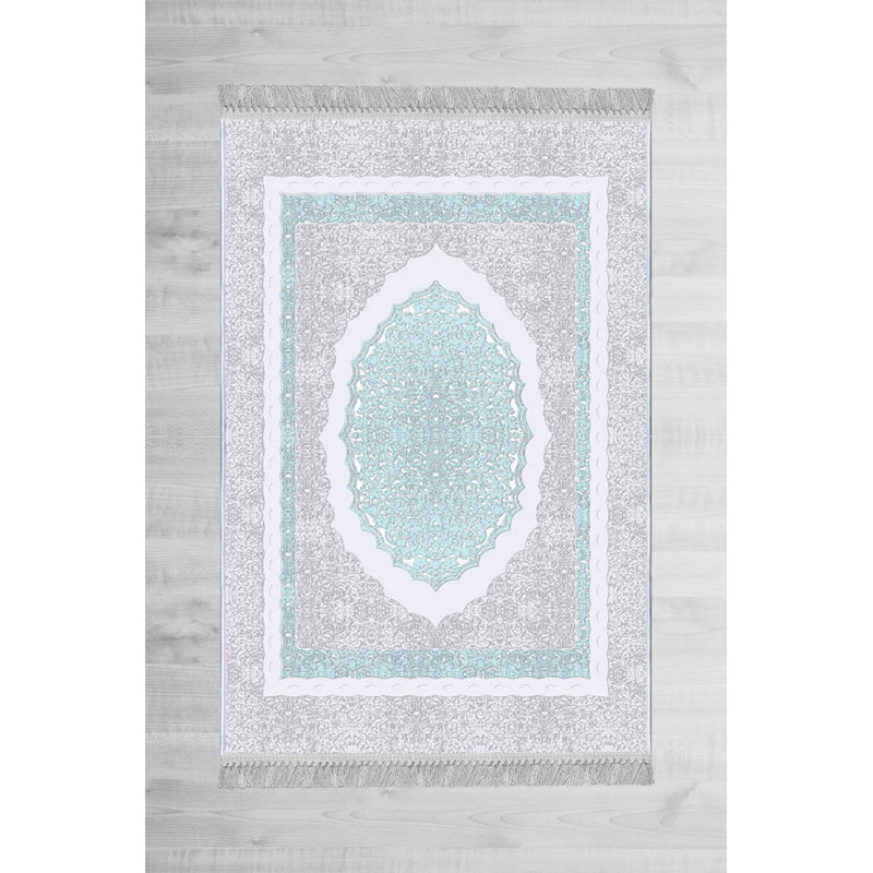 Luxurious Velvet Area Rug (4.6 x 7.2 ft), 100% Antibacterial Fabric, Non-Slip Cotton Backing, Pile Height: 0.4 in | Machine Washable, 3D Digital Print Design | Perfect for Living Room & Bedroom Decor, Soft & Durable