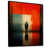 Black Floater Framed