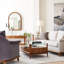 Martine Arch Solid Wood Wall Mirror