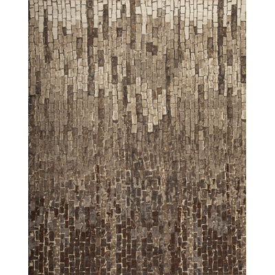 Whimsical One-of-a-Kind Rectangle 8' X 10'2" Hand Knotted Area Rug