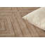 Tapis carré à motif géométrique concave en laine touffeté à la main Worcester-2039072171