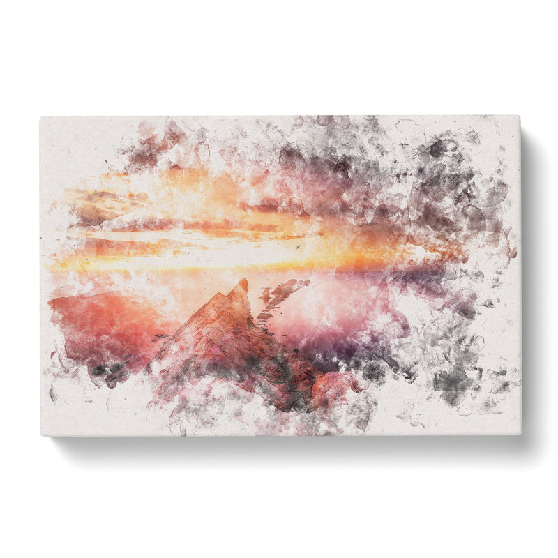 Ocean View From Spain - Wrapped Canvas Print, 60cm H x 91cm W x 4cm D