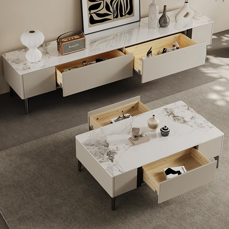 Modern Coffee Table with Sintered Stone Top