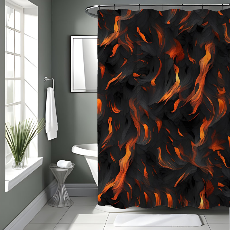 Rideau de douche Alleena, H 72 po x l 70 po