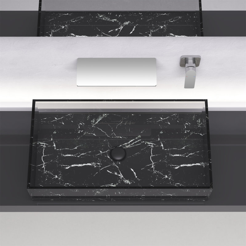 Waterfall Bathroom Sink Faucet, Chrome