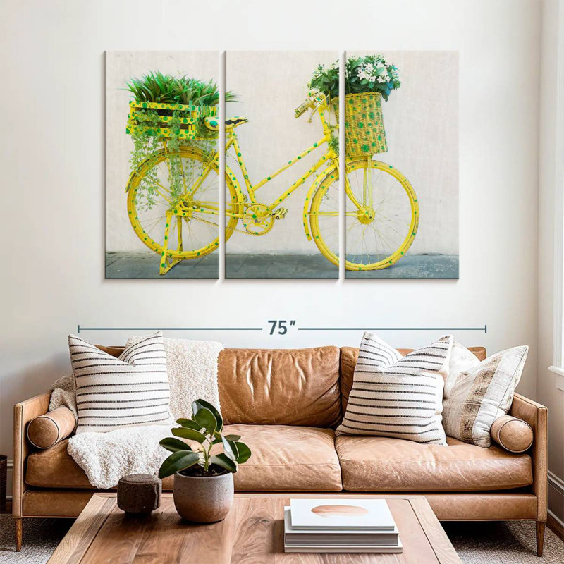 Bicycle Garden, 42" H x 65" W