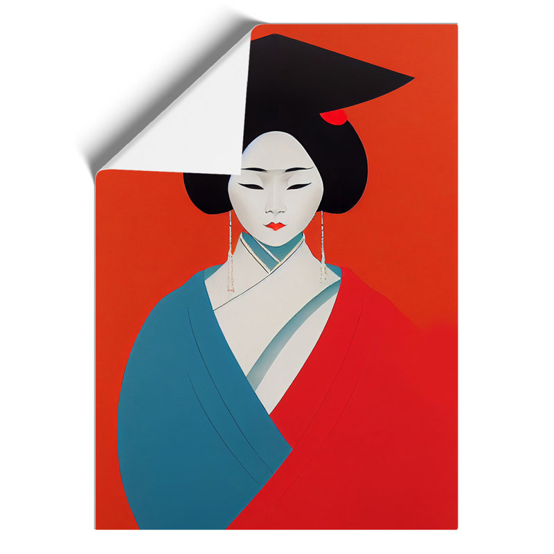 Remarkable Geisha - Wall Art, Paper, 59.4cm H x 42cm W, No Matte