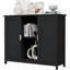 Armoire de rangement blanche, armoire à buffet Crédence, armoire à café, table basse, buffet, armoire blanche, armoire étroite pour les espaces étroits-772479904