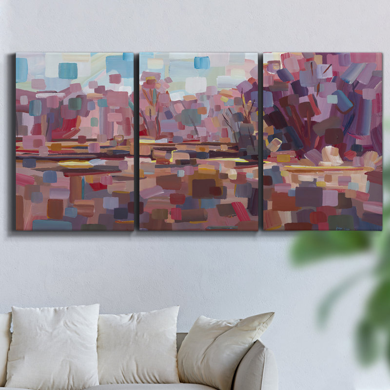Vroom III - Multi Piece Framed Canvas, 60" H x 120" W x 2" D