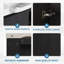 Meuble-lavabo flottant 24 po avec porte à fermeture en douceur-1494176245-1494176254