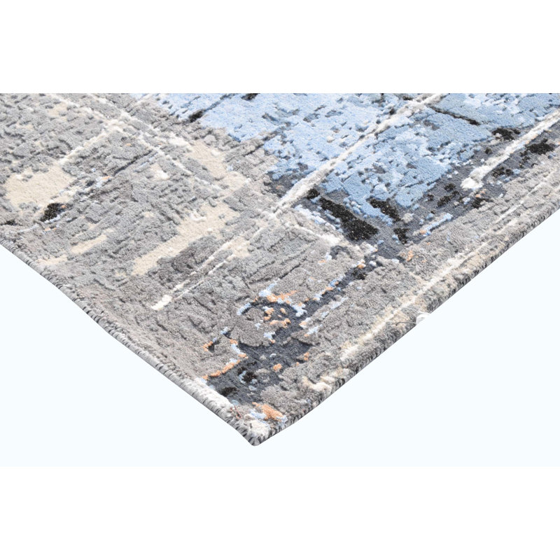 Abstract Area Rug, Round 6'