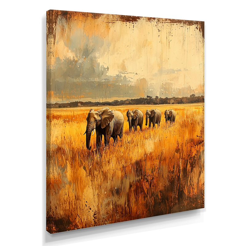 Harton - Animaux, art mural, salon, Toile tendue, Ne s’applique pas, H 20 po x l 12 po