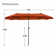 Arunasalam Rectangular 6 - Person 60'' Long Dining Set with Umbrella