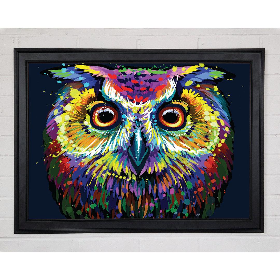 Leinwandbild The Vivid Owl