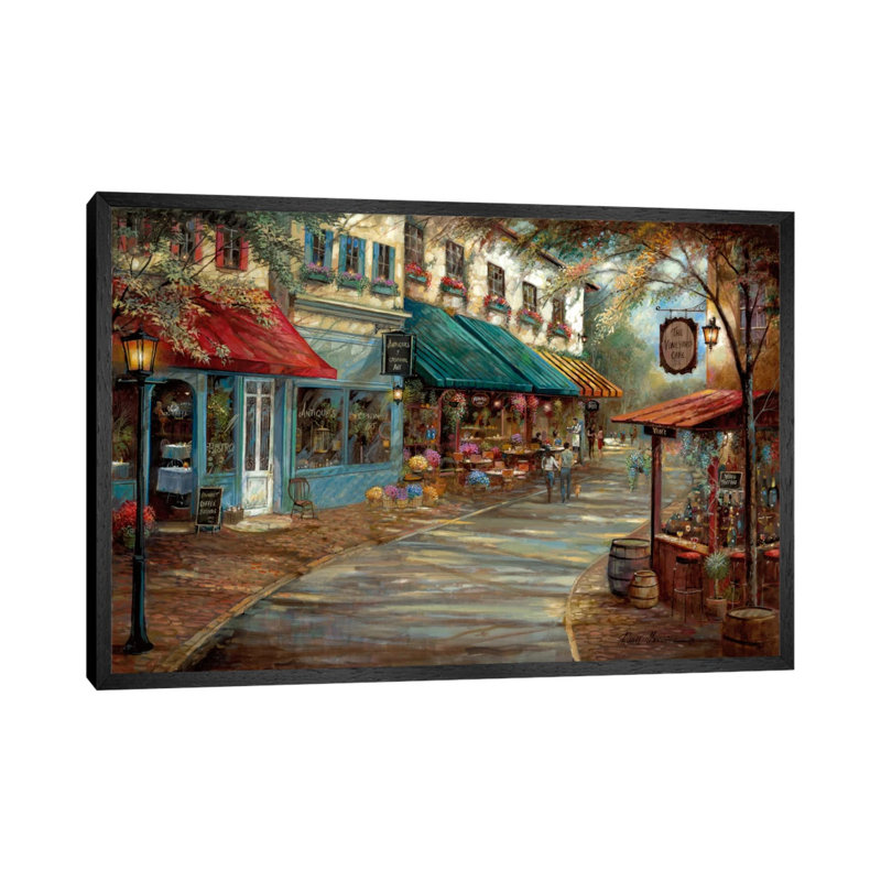 Romantic Interlude by Ruane Manning - Print on Canvas, Black Floater Framed, 66.04 cm H x 45.72 cm W