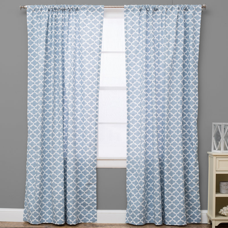 Semi Sheer Curtain, 50" W x 96" L
