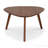 Nesting Table, Triangular 2-Piece Walnut