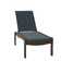 Leeward MGP Sling Lay-flat Stacking Armless Chaise with Wheels
