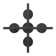 Kuhle Glass Semi Flush Mount
