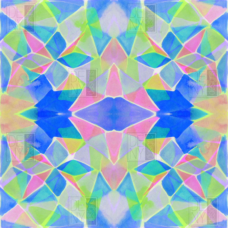 Amy Sia Geometric Shower Curtain