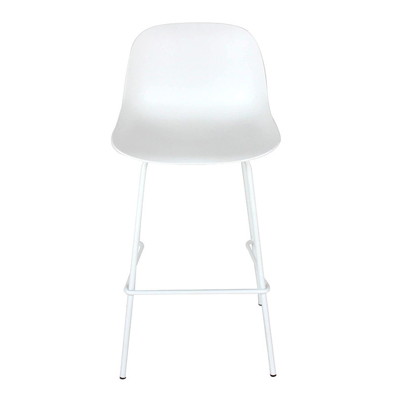 Counter Stool, White, 75cm