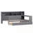 Wooden Daybed with Storage Shelves-130036324