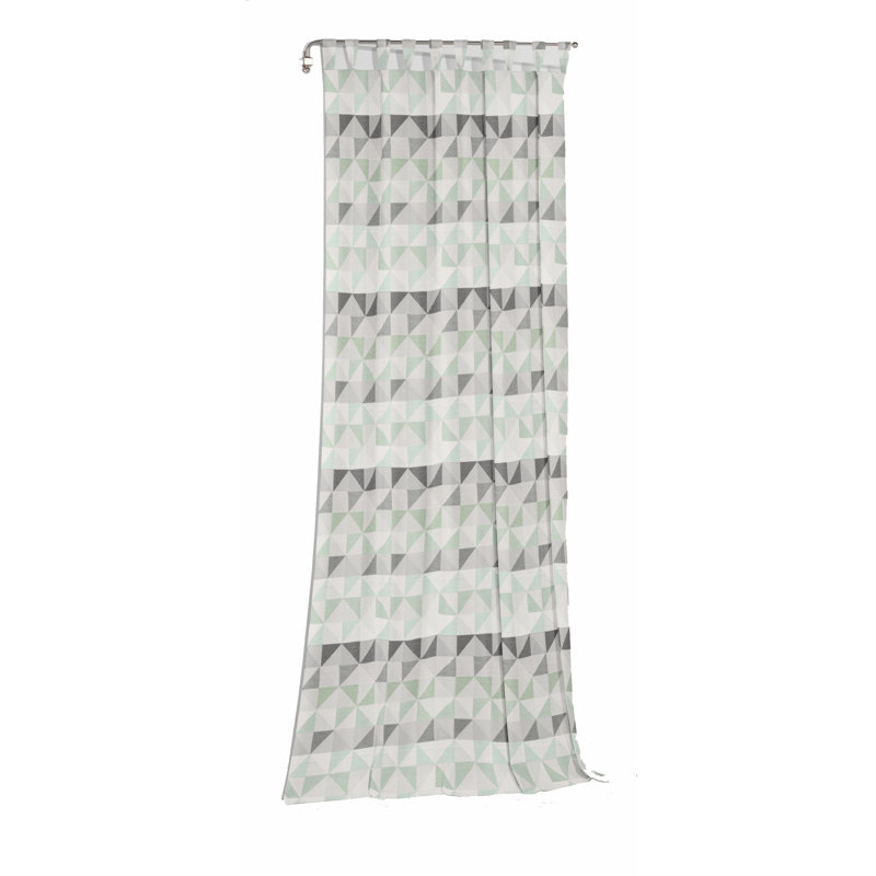 Berlare, Schlaufenschal, blickdicht, 132cm Width x 375cm Drop, Mint
