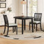 Ensembles de table de salle à manger 3 pièces peu encombrants en bois, conception moderne pour petite salle à manger