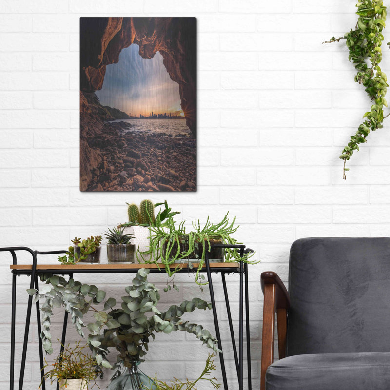 «Treasure Island Cave» par Bruce Getty, H 16 po x l 12 po