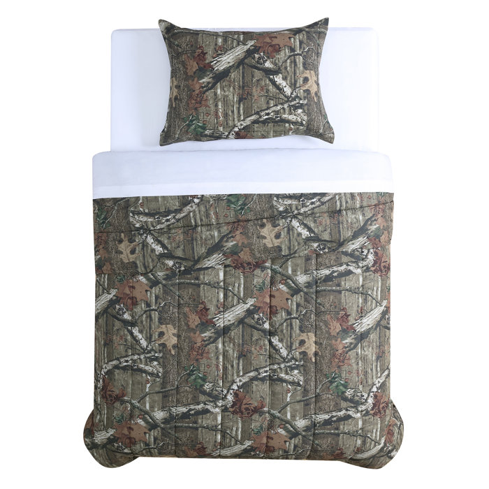 Mossy Oak Cotton Blend Camouflage Comforter Set & Reviews | Wayfair