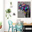 Éléphant abstrait sur toile-1779336526