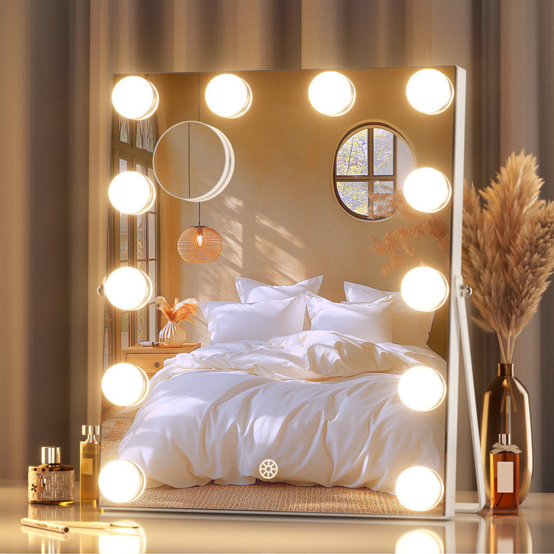 Miroir de maquillage lumineux