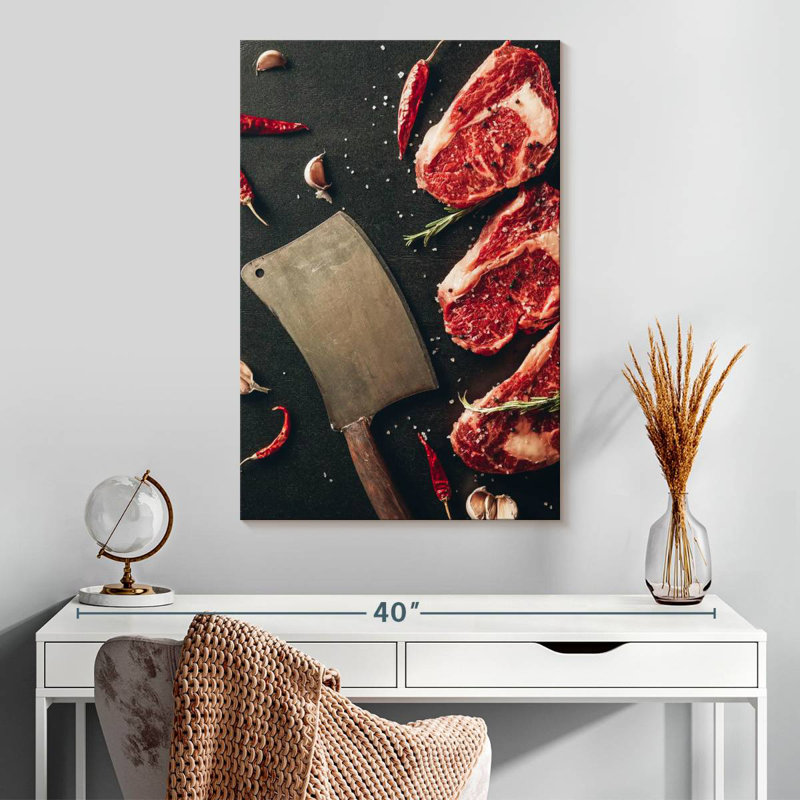 Yarlin Spiced Raw Steak, 30" H x 20" W