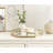Mirrored Hexagon Tray with Handles