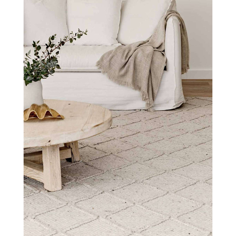 Wool Geometric Rug, Rectangle 8'10" x 12'