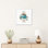 «Wake Me up Coffee IV Blue» par Danhui Nai - reproduction d'art