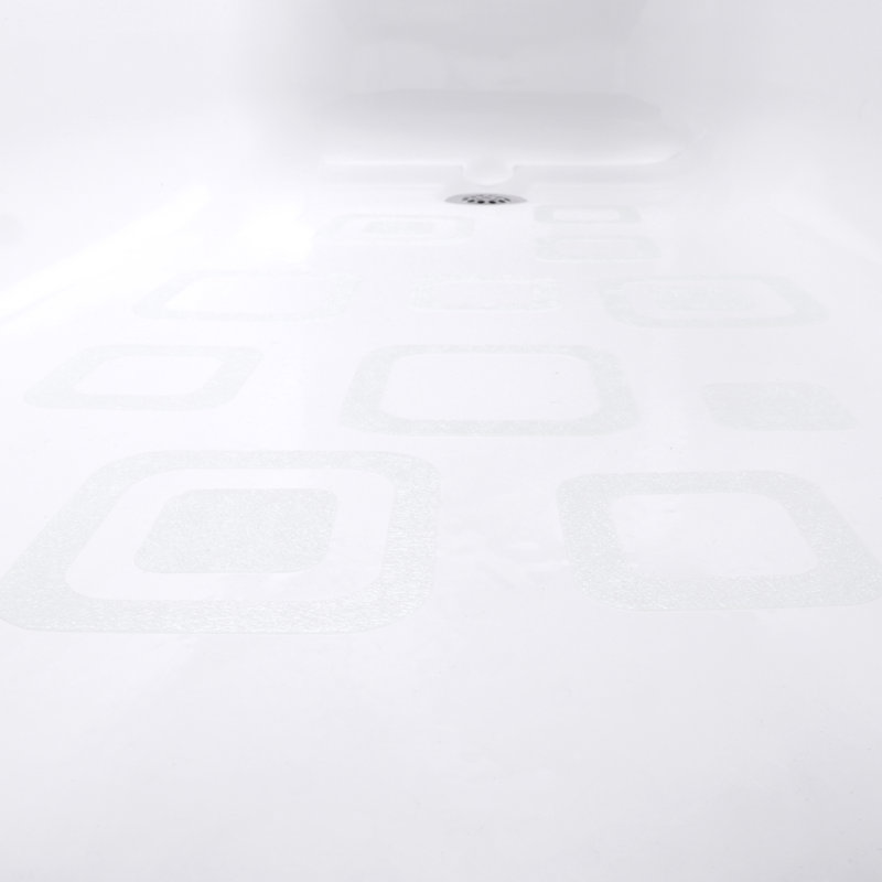 Adhesive Multi-Piece Bathtub Treads, Clear